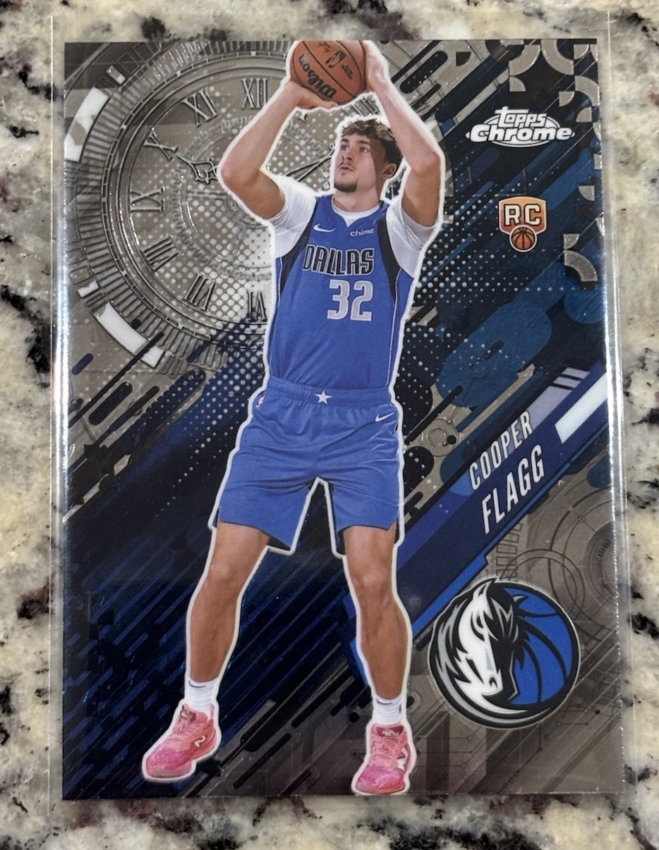 2025-26 Topps Chrome Cooper Flagg Go Time Dallas Mavericks