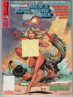 Penthouse Men's Adventure Comix #2 (1995) Mark Schultz Cover
