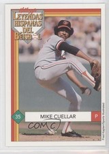 1991 Kellogg's Leyendas Hispanas del Beisbol Food Issue Mike Cuellar zi7