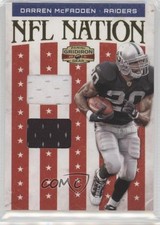 2011 Panini Gridiron Gear NFL Nation Combo Jerseys 63/100 Darren McFadden #5 2rz