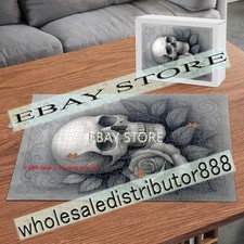 1000 piece jigsaw puzzle Macabre skull gothic dark symbolism