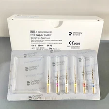 8/Box Taper Gold SX-F3 21mm/25mm/31mm NiTi Rotary Files for Dentsply Endo Motor