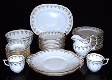 Antique ca. 1843 English Porcelain Dinnerware  Coffee Set 2754, Unknown Maker