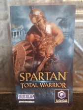 SPARTAN TOTAL WARRIOR Nintendo GameCube Original 2005 SEGA Instruction Booklet