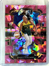 Nneka Ogwumike 2024 Panini Select WNBA Pink Cracked Ice Prizm-#90 Seattle Storm