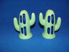 Cactus Salt And Pepper Shakers Pair Unbranded 4 3/4