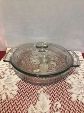 Anchor Hocking Covered Casserole Dish-1430-Holds 1Qt Or 1 L