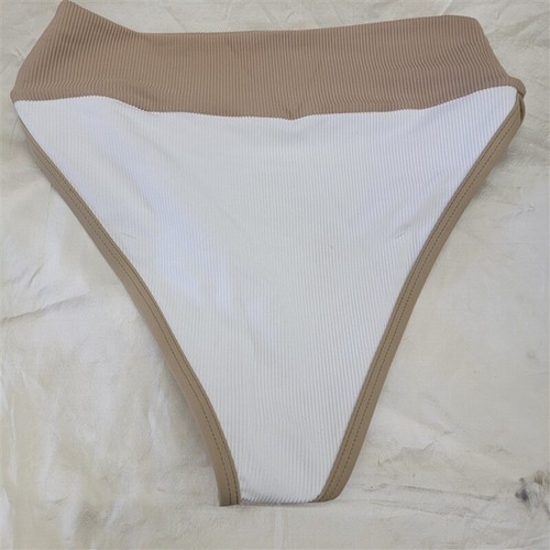 Neu ohne Etikett Lain Snow Hawaii L/XL Kiawah kokosnussbraun weiß Bikini Oberteil Unterteil 126027 - Bild 5 von 5