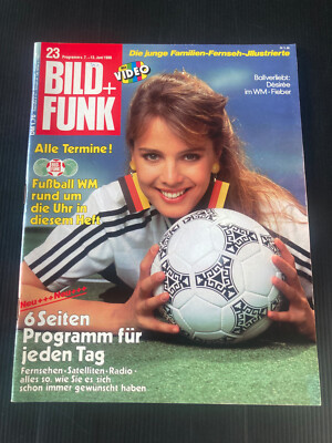 Bild + Funk 23/1986 NOSBUSCH Marilyn Monroe DALLAS Roger Vadim BOND Graf WM'86
