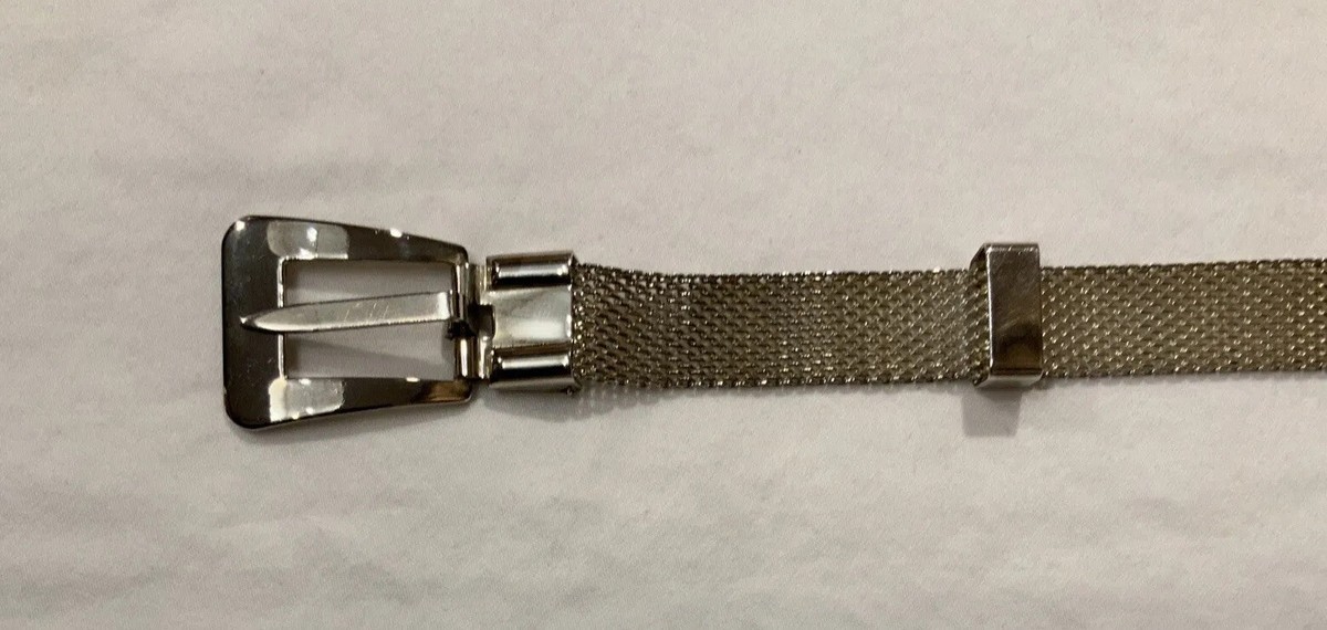Vintage Womens Silver Tone Metal Mesh Belt - Very Nice! | eBay