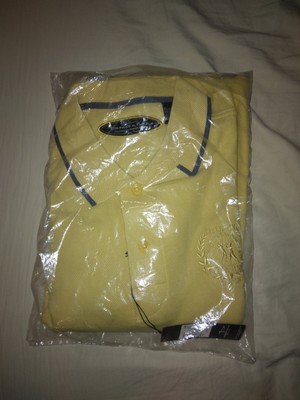 Page & Tuttle Vintage Golf&Tennis  Men s Polo XXL Beige Lukemia&Lymphoma Society