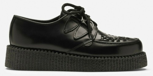 ORIGINALI UNDERGROUND WULFRUN PELLE NERO CREEPERS TAGLIA 45 SCARPE UOMO  INGLESI | eBay