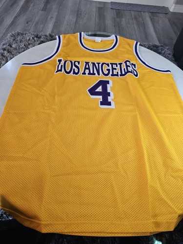 Byron Scott Autographed/Signed Jersey Beckett Sticker Yellow Custom Jersey - Picture 5 of 7