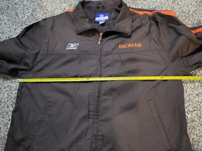 Cleveland Browns Reebok NFL Team Apparel Jacket Men's Adult XL
