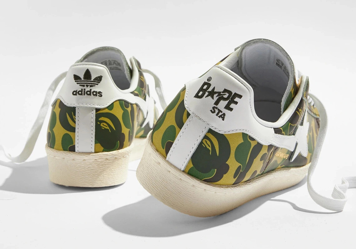adidas × BAPE SUPERSTAR 80s “ABC CAMO” Size 9.5 - adidas Superstar 80s x BAPE ABC Camo 2021 | eBay
