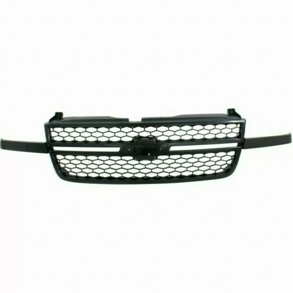 NEW FRONT UPPER GRILLE ASSEMBLY BLACK FITS 2003-2007 CHEVROLET SILVERADO 1500 SS - Imagem 4 de 4