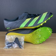SZ 11  Adidas Adizero Prime Sp Track Shoes MSRP 180 Black Green HR0221