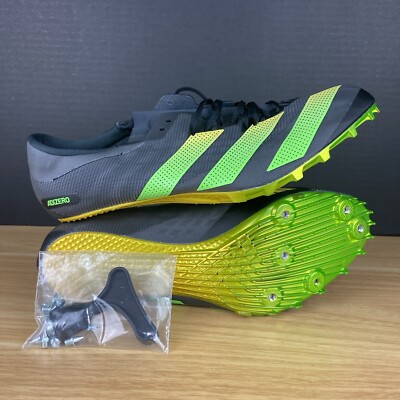 SZ 10 | Adidas Adizero Prime Sp Track Shoes MSRP $180 Black Green HR0221