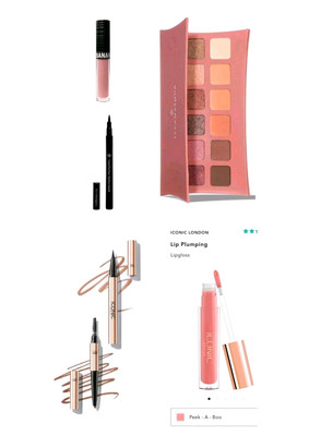 Make-Up Set ICONIC LONDON, ILLamasqua, Banana Beauty (Lipgloss, Eyeshadow, Brow)