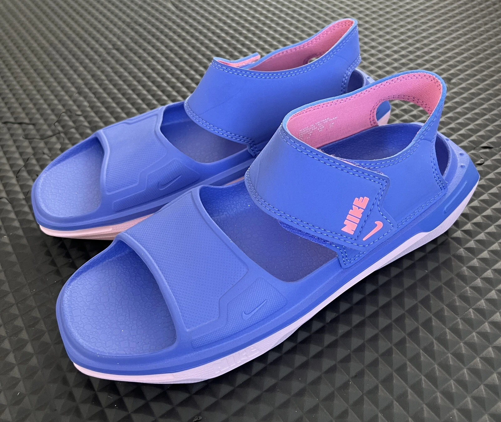 Sandali Nike viola rosa Playscape sandali slide per bambini taglia 7 anni CU5296 500