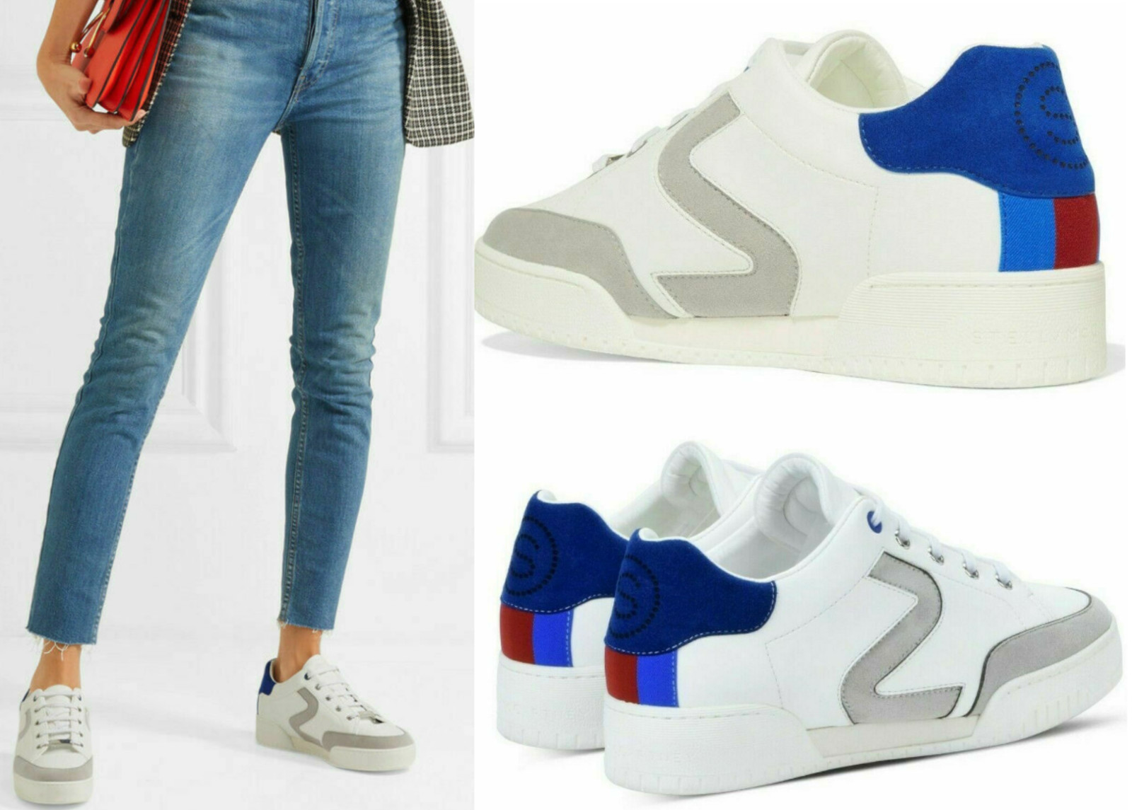 Stella Mccartney Vegan Sneakers Low-Top Trainers Shoes 37