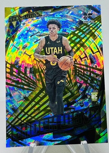 2023-24 Panini Revolution Shock Wave Fractal Keyonte George Utah Jazz Rc #23