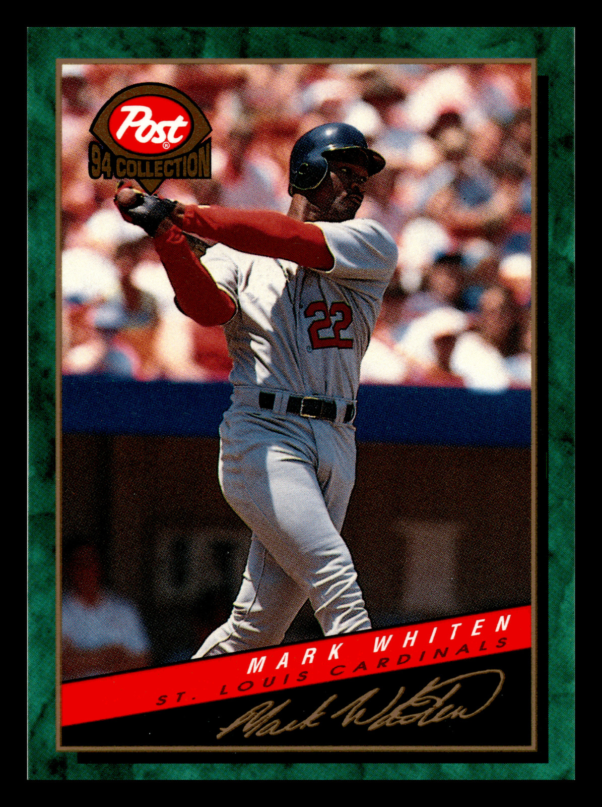 1994 Post Cereal Mark Whiten  #19 St. Louis Cardinals NM-MINT