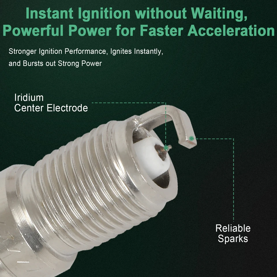 6x bujías de iridio y platino para Mazda B4000 1994-1996 4,0 L V6 Foto 3 de 4