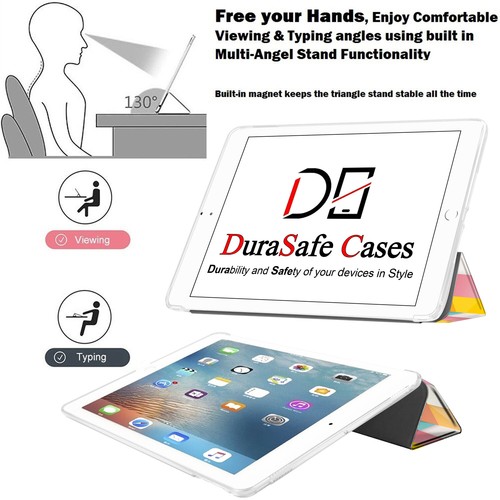 iPad Pro 11 1st 2nd 10.5 9.7 10.9 7.9 Case Soft Smart Magnetic Cover Color Grid - Picture 51 of 151