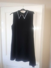 Ladies Party Dress XL Stretch Black