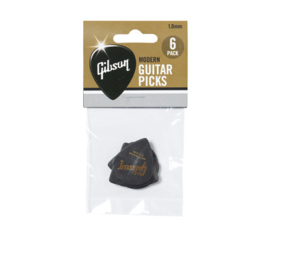 GIBSON Modern Guitar Picks, 6-Pack, 1.0mm