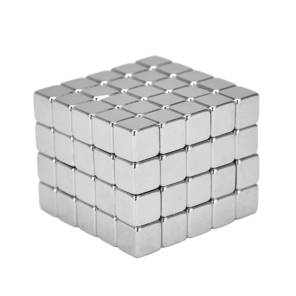 Magnetastico® | Starke Neodym Würfelmagnete 5x5x5 mm N52 NiCuNi | Anzahl wählbar