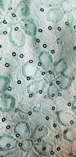 Justice  Girls' Size 10  Mint Green  Sequined Skirt w/Built in Shorts