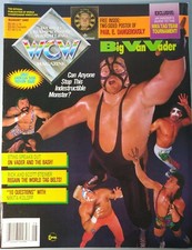 WCW Magazine August 1992 Big Van Vader Paul E. Dangerously Paul Heyman WWF PWI