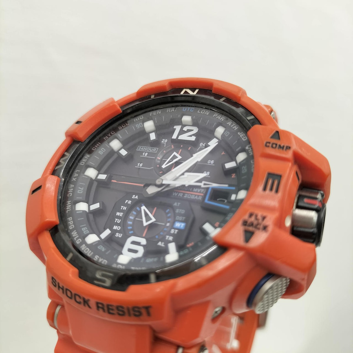 値下げ CASIO G - SHOCK GW - A1100R BUY Casio G-Shock GRAVITYMASTER Solar Wave Multiband 6 Watch