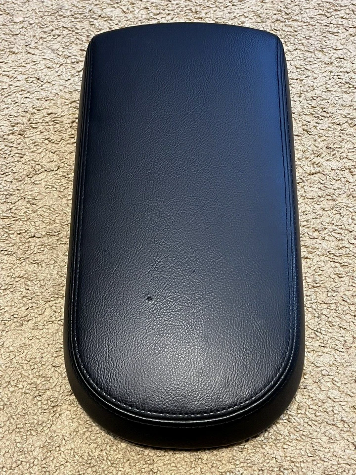 Mercury Montego Premier 2005-07 tapa de consola central cuero gris oscuro fabricante de equipos originales de fábrica Foto 3 de 4