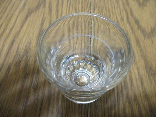 VINTAGE LIBBEY THICK GLASS SHOT GLASS WITH WHITE LINE BARWARE DRINK LIBBY - Picture 4 of 8