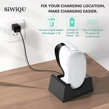 For Oculus Meta Quest 2 VR Headsets Charger Dock Fast Charging Station Stand