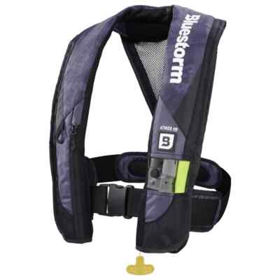 Bluestorm Atmos 40 Inflatable Life Jacket Black US Coast Guard