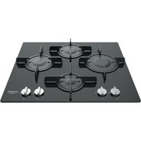 Hotpoint Ftghg 641 D / Hat (Bk) Ebene Kochen IN Gas 60 CM 4 Feuer Schwarz