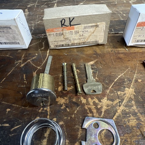 Menge 6-Zylinder und Schlüssel Nut-Sargent Schlage Yale & Don-Jo Wrap Around - Bild 6 von 13