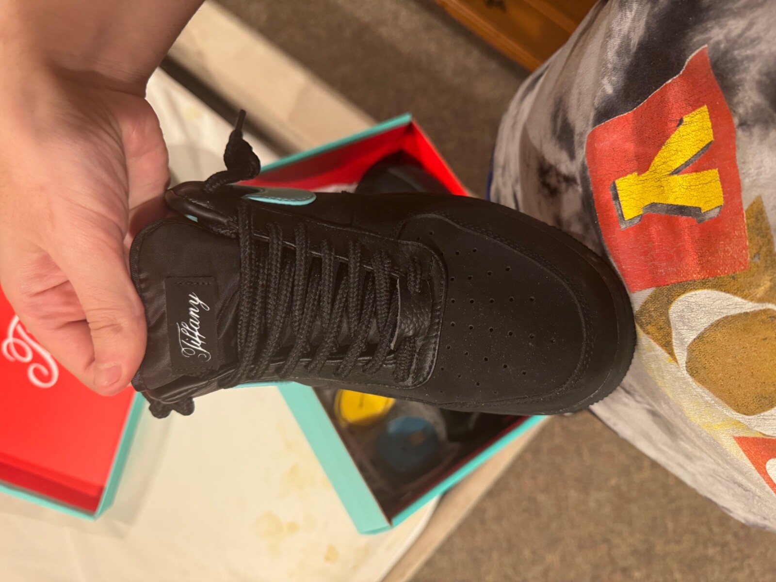 Tiffany AirForce 1 (Size 10) [Black and Blue] VNDS