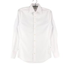 Suitsupply Traveler White Formal Extra Slim Fit Shirt Size 35
