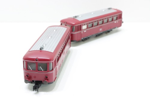H0 Fleischmann DB Schienenbus mit Beiwagen Diesellok analog DC N53 - Bild 3 von 4
