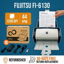 Fujitsu FI-6130 Document Pass-Through Document Scanner FULL PACKAGE IN BOX🔥