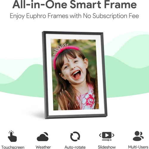10.1'' Digital Picture Frame with 32GB Storage, Digital Photo Frame with 1280... - Picture 5 of 6