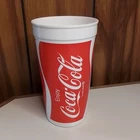 Vintage Enjoy Coca Cola Soda Sweetheart Plastic Cup 32 oz Beverage