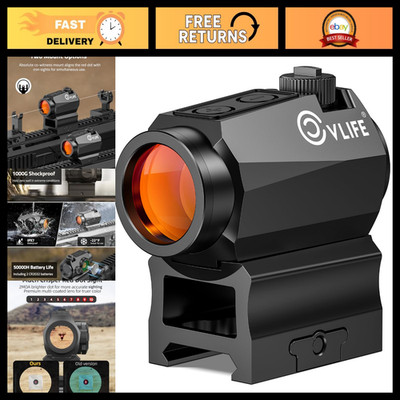 Compact 2MOA Red Dot Sight - Motion Awake, 20mm Optic Scope for Quick Target Acq