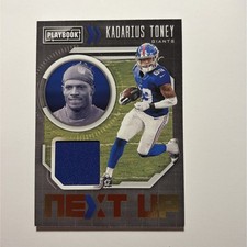 2021 Panini Playbook - Next Up Kadarius Toney #NXT-KTO Jerseys (MEM, RC)