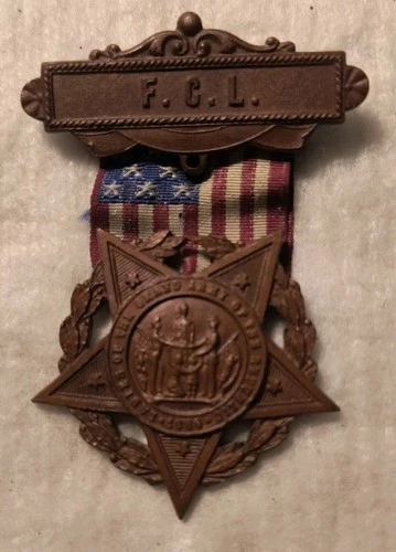1886 Civil War F.C.L. Ladies of the Grand Army of the Republic Medal GAR
